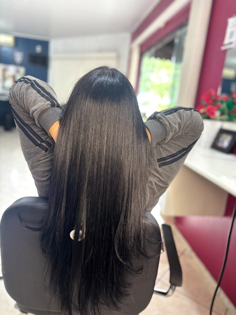 Hidratação com reposição de queratina e aminoácidos