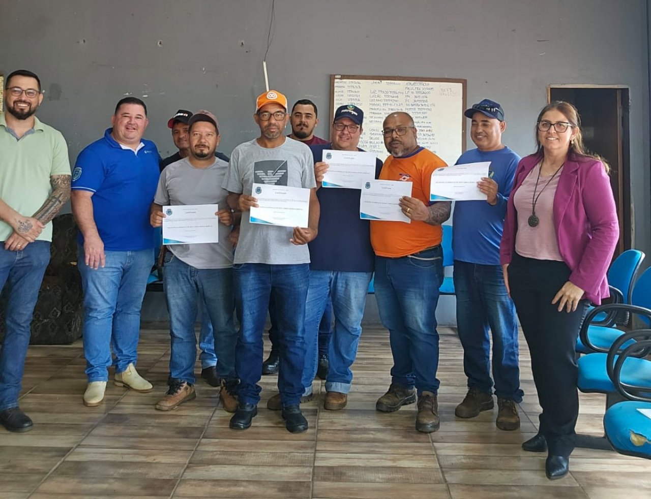 Servidores participaram da capacitação 