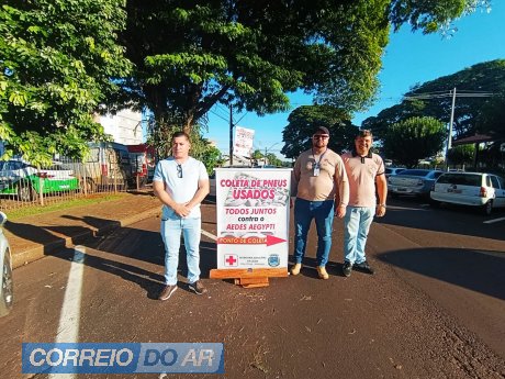 Campanha para arrecadar pneus está em andamento em Palotina
